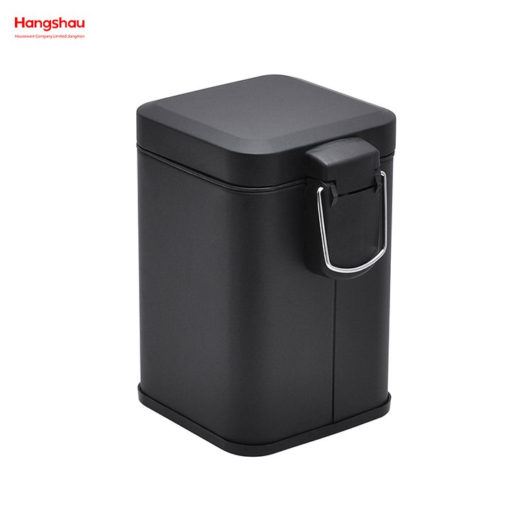 3L Stainless Steel Square Pedal Bin with Soft Close Device High Quality Trash Can with Foot Pedal for Bathroom/bedroom/office Dustbin Pedal Bin Garbage Can
