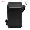 3L Stainless Steel Square Pedal Bin with Soft Close Bathroom/bedroom/office Device High Quality Trash Can with Foot Pedal Dustbin Pedal Bin Garbage Can