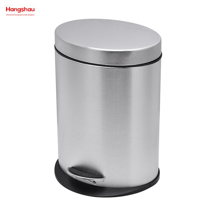 Stainless Steel Foot Pedal Trash Can