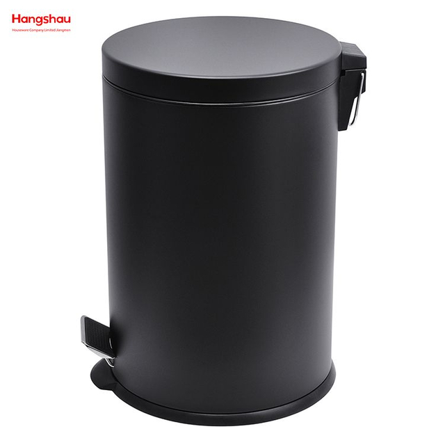 20L Household Dust Bins For Indoor Trash Can Powder Coating Pedal Waste Bin Bathroom Trash Can Metal Morden Style Dustbin Kitchen Garbage Can 