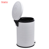 20L Kitchen Garbage Can Household Dust Bins For Indoor Trash Can Powder Coating Pedal Waste Bin Bathroom Trash Can Metal Morden Style Dustbin 