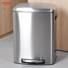 Hot Sales Kitchen Stainless Steel Dustbin 50 Liter Trash Can With Lid