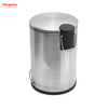 7L Patent Design Bathroom Metal Trash Can High Class Stainless Food Kitchen Waste Bin With Foot Pedal Garbage Can Dust Bins Household Pedal Waste Bin For Indoor Trash Can Foot Pedal 