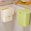 9L Hanging Trash Can Installable Indoor Cupboard Wall-mounted Kitchen Counter Compost Bin