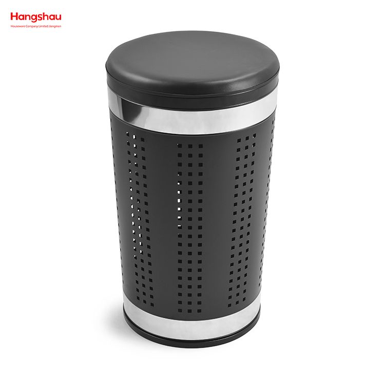 Metal Laundry Basket with Lid Home Storage Basket Laundry Hamper Washing Storage Dirty Clothes Laundry Basket Large 