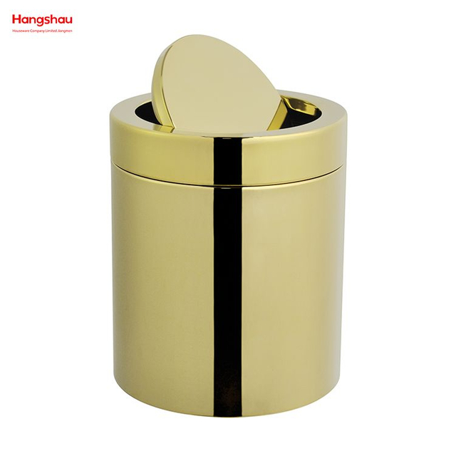Mountable Wall Bathroom Kitchen Drawing Room Dustbin Rubbish Bin Stainless Steel Waste Bin Garbage Trash Can With Swing