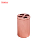 Polishing Electroplating Rose Golden Bathroom Accessories Luxury Set Luxury Family Soap Dispenser Toothbrush Holder Tumbler Soap Dish Toiletbrush Holder Ceramic 