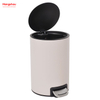 Bathroom Trash Can Metal Morden Style Dustbin Household Dust Bins For Indoor Trash Can Powder Coating Pedal Waste Bin Kitchen Garbage Can 