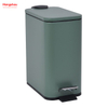 Kitchen Bathroom Hotel Dust Bin Foot Pedal Dustbin With Rubbish Bin Garbage Office Trash Can Iron Rectangular Pedal Bin 