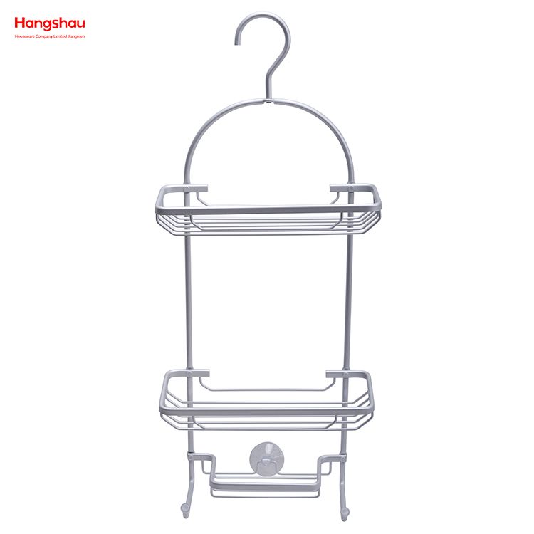 Shower Caddy Over The Door With Bathroom Aluminum Storage Rack 3-tier Shower Caddy Shelf Basket