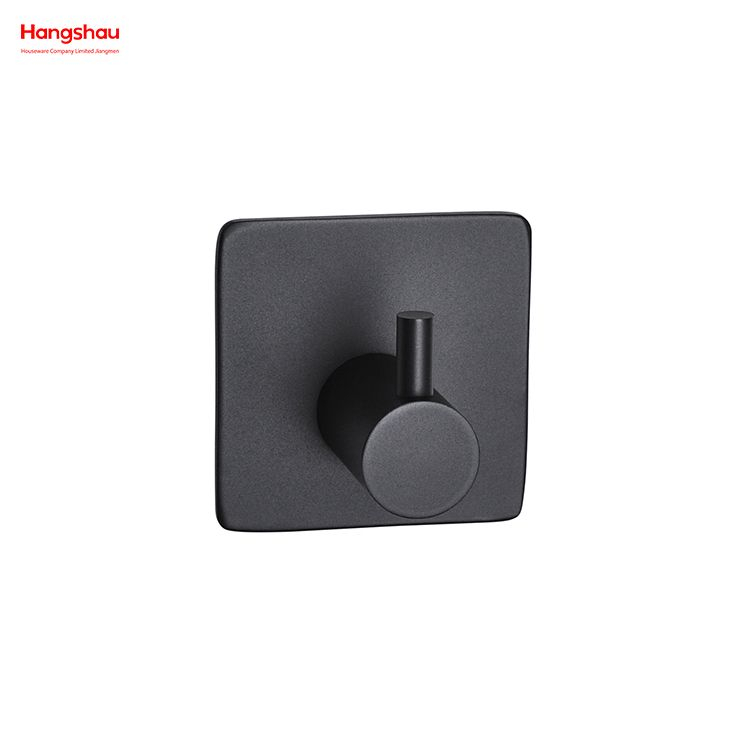Stainless Steel Sticky Hook Adhesive Wall Hanging Hook with Dual Adhesive Tape Bathroom Metal Hooks for Wall