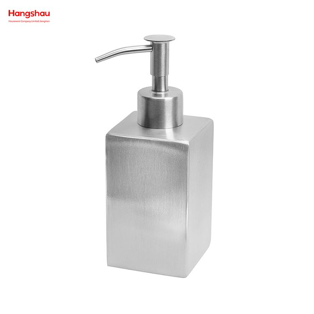 Bathroom Accessories Luxury Set Stainless Steel Complete Bathroom Lotion Bottle Dispenser Foam Pump Soap Bottle 