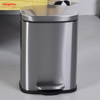 5L Basics Stainless Steel Rectangular Soft-close Garbage Bin Step Trash Can Pedal Bin