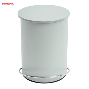 3L Patent Design Simple Foot Pedal Household Pedal Waste Bin For Indoor Trash Can Bathroom Metal Trash Can Powder Coating Morden Style Dustbin Garbage Can Dust Bins