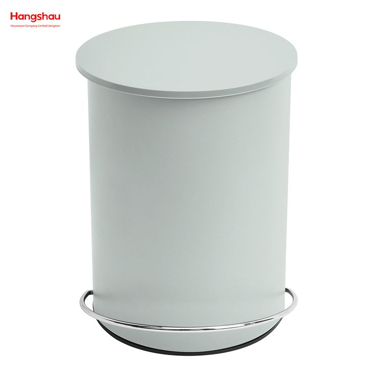 3L Patent Design Simple Foot Pedal Household Pedal Waste Bin For Indoor Trash Can Bathroom Metal Trash Can Powder Coating Morden Style Dustbin Garbage Can Dust Bins