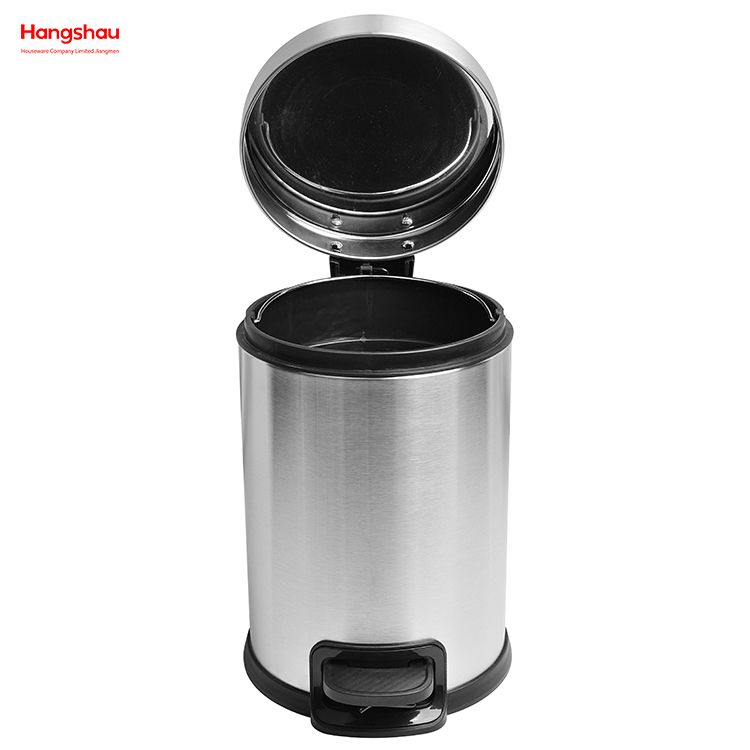 stainless steel pedal waste bin