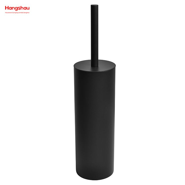 Matt Black Lacquer Spraying Household Bathroom Stainless Steel 304# Toilet Brush Holder Matte Toilet Cleaning Brush Holder Wc Clean Brush Holder