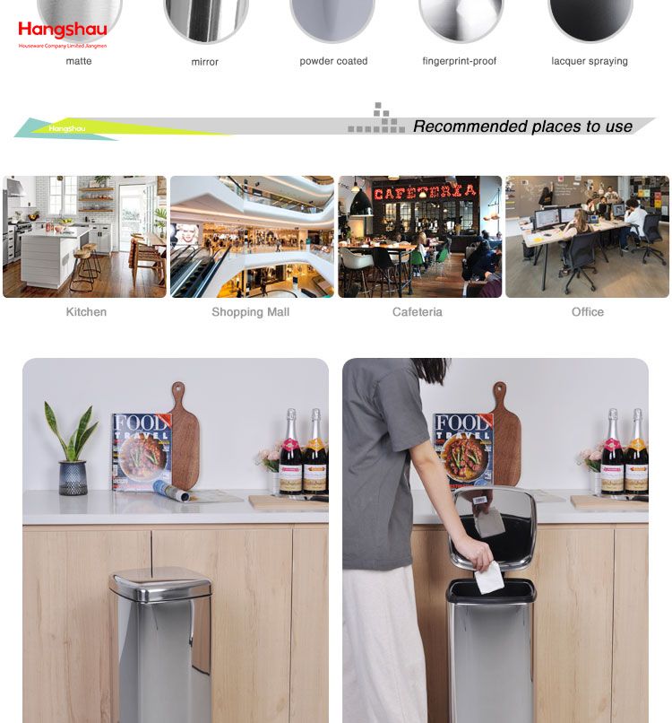 Kitchen Storage Trash Can