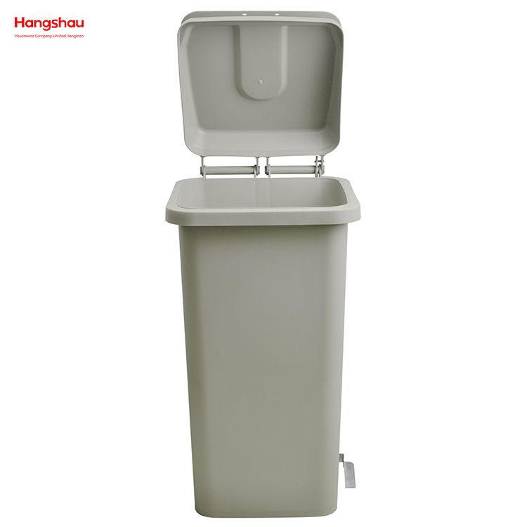 120L Big Trash Can With Square Waste Bin Square Dust Can Wheelie Bin Residential Trash Cans Ecofriendly Trash Bins For Parks 