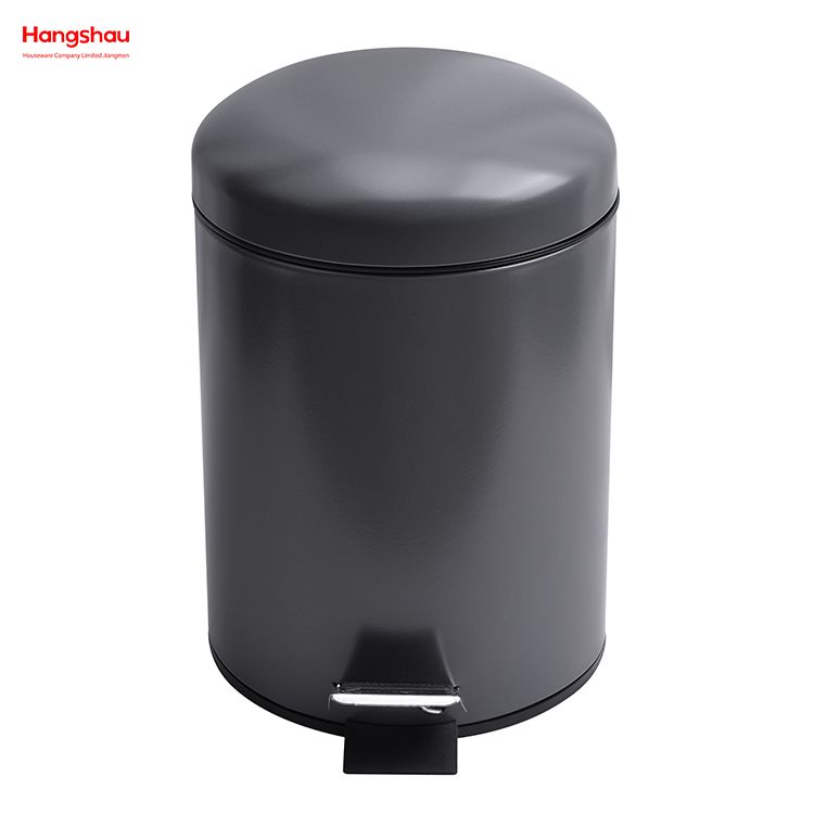 5L Morden Style Dustbin Garbage Can Dust Bins Bathroom Powder Coating Household Pedal Waste Bin Metal Trash Can For Indoor Trash Can 