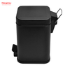 Bathroom/bedroom/office 3L Stainless Steel Square Pedal Bin with Soft Close Device High Quality Trash Can with Foot Pedal Dustbin Pedal Bin Garbage Can