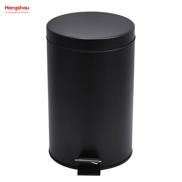 7L Dust Bins For Indoor Trash Can Powder Coating Household Pedal Waste Bin Bathroom Trash Can Metal Morden Style Dustbin Garbage Can 