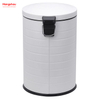 20L Kitchen Garbage Can Household Dust Bins For Indoor Trash Can Powder Coating Pedal Waste Bin Bathroom Trash Can Metal Morden Style Dustbin 