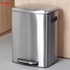 Hot Sales Kitchen Stainless Steel Dustbin 50 Liter Trash Can With Lid