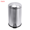 20L Household Stainless Steel Round Pedal Bin B Waste Bins Genre Dustbin Garbage Can athroom Inner Bucket Trash Bin with Step Pedal for Office And Kitchen Use