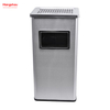 30L Rectangle Wholesale Square ashtray Dustbin With An Ashtray In The Hotel Lobby Stainless Steel Trash Can Ashtrays in public places Waste Bins Smoking area trash can