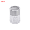 PP Family Soap Dispenser Toothbrush Holder Tumbler Soap Dish Bathroom Accessories Luxury Set Transparent Plastic Luxury 