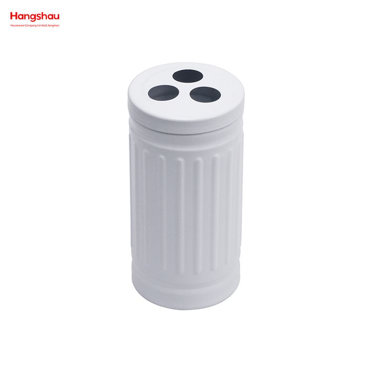 Powder Coated White Luxury Family Soap Dispenser Toothbrush Holder Tumbler Soap Dish Bathroom Accessories Luxury Set Toiletbrush Holder