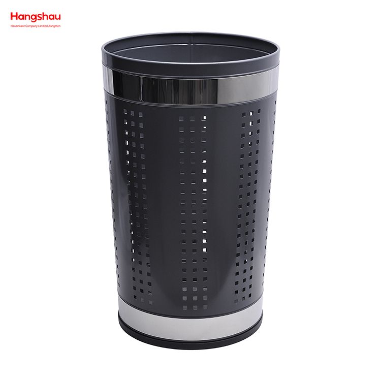 Large Home Storage Basket Laundry Hamper Metal Laundry Basket with Lid Washing Storage Dirty Clothes Laundry Basket 