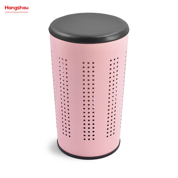 Washing Storage Dirty Clothes Laundry Basket Metal Large Home Storage Basket Laundry Hamper Laundry Basket with Lid 
