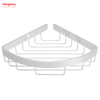 Metal Shower Caddy Bath Storage Rack Wall Shelf Wall Mounted Bracket Aluminium Bathroom Corner Rack