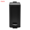 Hotel Dust Bin Foot Pedal Dustbin With Rubbish Bin Garbage Kitchen Office Trash Can Iron Rectangular Pedal Bin 