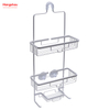 Bathroom Aluminum Hanger Bathroom Accessories Shower Caddy In Aluminum Bathroom Shelf Anti-rust Durable 3 Layer Wall Mounted Hanging Basket Wall Mounted 