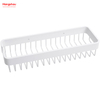 White Rectangular Shape Aluminium Bathroom Corner Rack With Metal Shower Caddy Bath Storage Rack Wall Shelf Wall Mounted Bracket