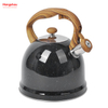 Simulation Wooden Handle Painting Hot Water Tea Pot Stainless Steel Water Kettle Tea Kettle Whistling Kettle For Home