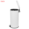 30L Lobby Stainless Steel Garbage Trash Bin For Kitchen waste Office Trash Can Cafeteria Custom Colorful Silent Closing Foot Pedal Dustbin