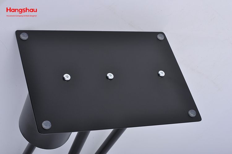 Black Standing Metal Toilet Brush Holder And Paper Holder Powder Coated With Towel Rack Bathroom Cleaning Can Hold Mobile Phone