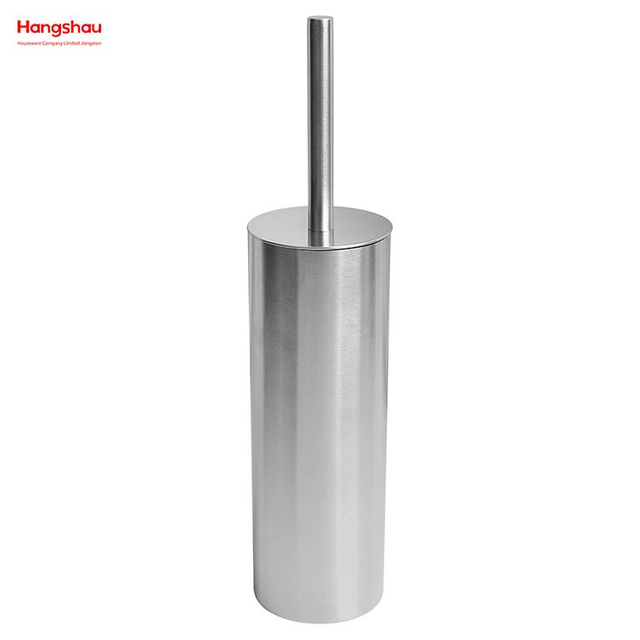 Household Bathroom Stainless Steel 304# Toilet Brush Holder Matte Toilet Cleaning Brush Holder Wc Clean Brush Holder