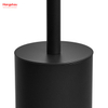 Matt Black Lacquer Spraying Household Bathroom Stainless Steel 304# Toilet Brush Holder Matte Toilet Cleaning Brush Holder Wc Clean Brush Holder