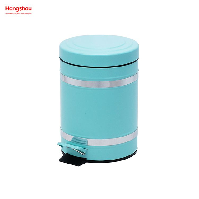 3L Bathroom Trash Can Pedal Dustbin Garbage Can Household Bedroom Pedal Waste Bin Foot Pedal Dust Bins For Indoor Trash Can