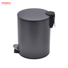 5L Powder Coating Household Pedal Waste Bin Bathroom Metal Trash Can For Indoor Trash Can Morden Style Dustbin Garbage Can Dust Bins