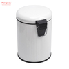 5L Metal Powder Coating Household Pedal Waste Bin Dust Bins For Indoor Trash Can Bathroom Trash Can Morden Style Dustbin Garbage Can 