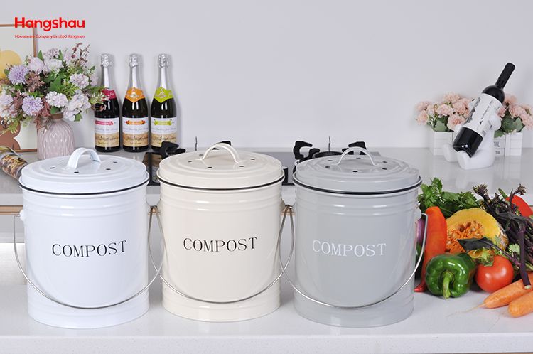 Round Food Compostable Compost Bin