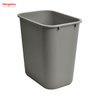 Customized Pp Plastic Rectangle Press Type Indoor Kitchen 26L Prectangle Trash Can Dustbin Open Top Trash Can