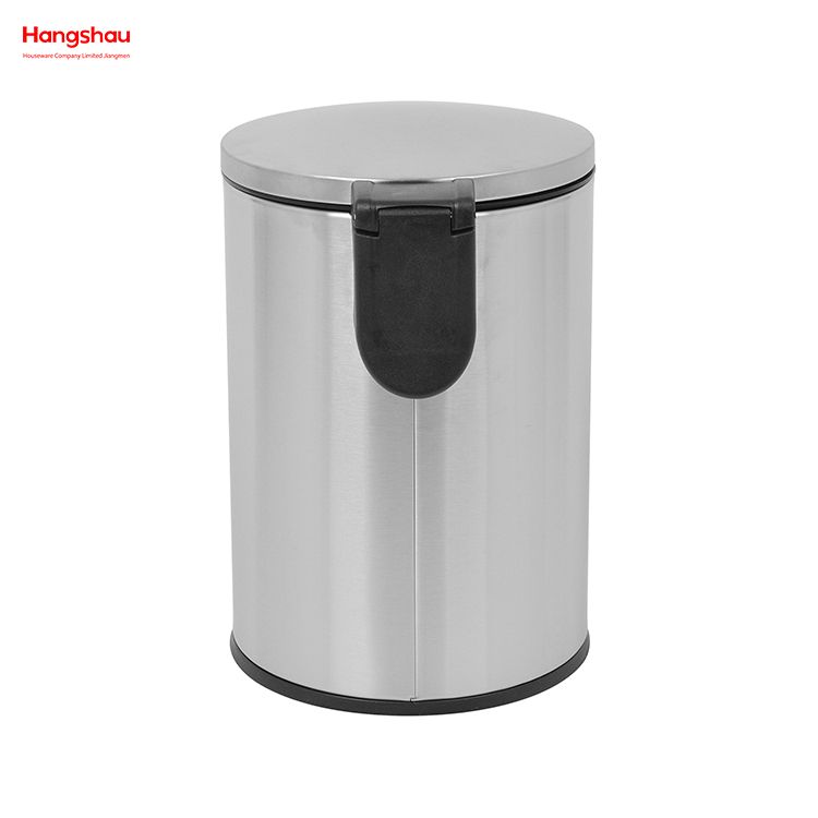 Hotel/Home/Bathroom Footpedal Stainless Steel Garbage Bin Household Pedal Bin Bathroom Trash Bin