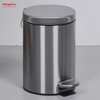 Circular High-quality Stainless Steel Trash Can Household Pedal Bin Bathroom Trash Bin